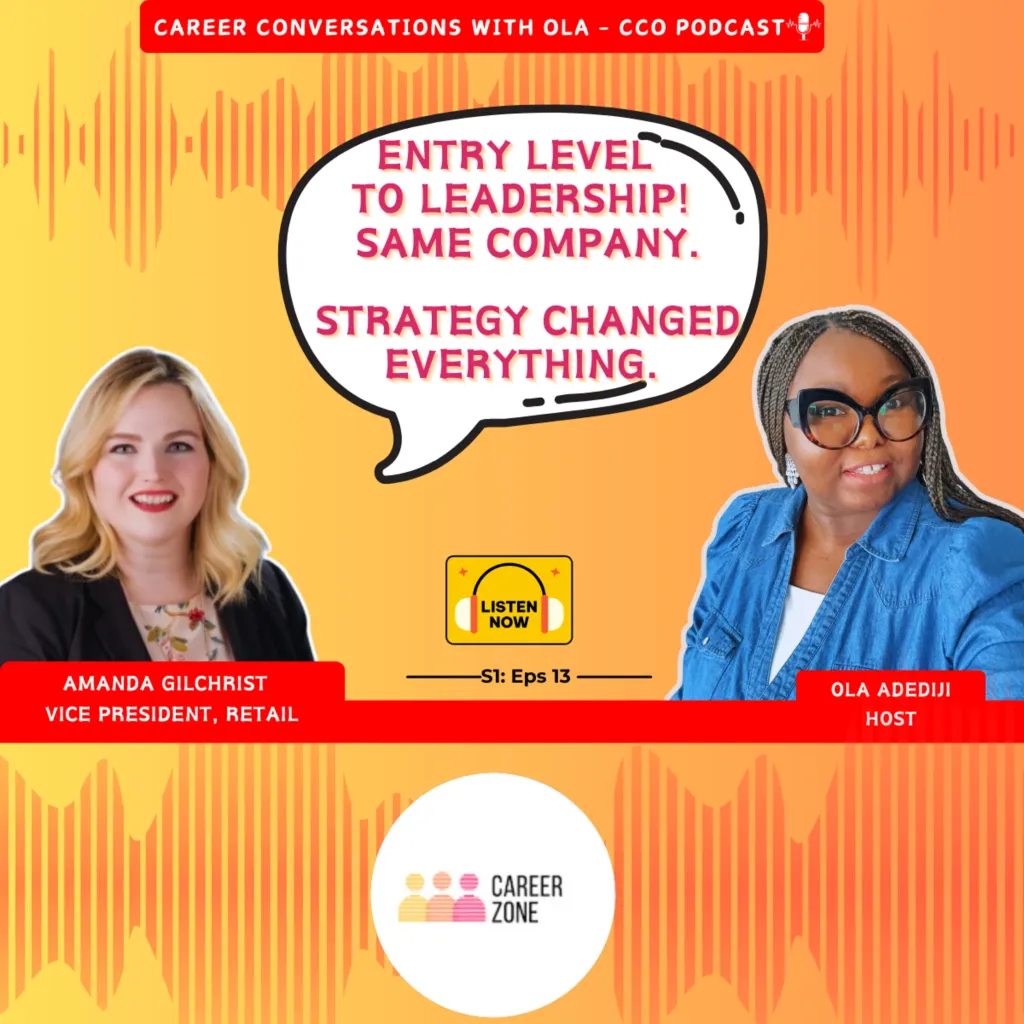 How to Grow Your Career Without Switching Jobs: Proven Strategies with Amanda Gilchrist — CareerZone by Ola episode cover