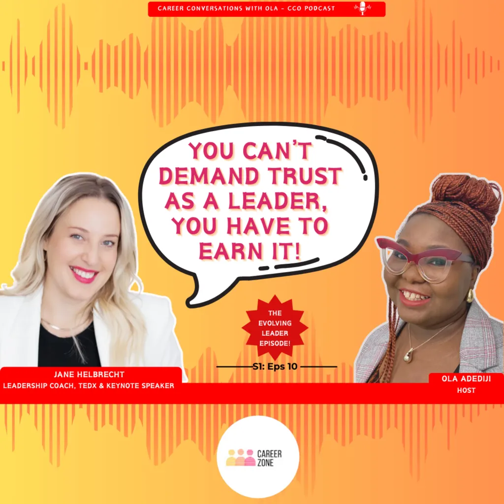 The Evolving Leader: Unpacking Leadership, Trust & Career Growth with Jane Helbrecht — CareerZone by Ola episode cover