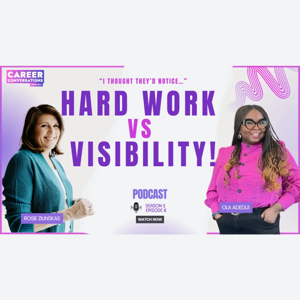 Why Hard Work Isn’t Enough (The Visibility Gap No One Talks About) — CareerZone by Ola episode cover